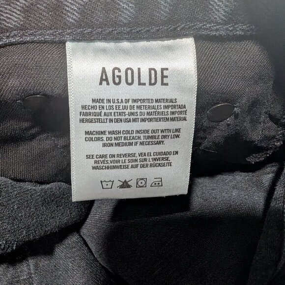 NWT Agolde | Lana Mid-Rise Vintage Straight Jeans in Disorder - Picture 9 of 14